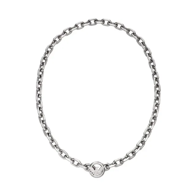 Emporio Armani anello uomo acciaio casual