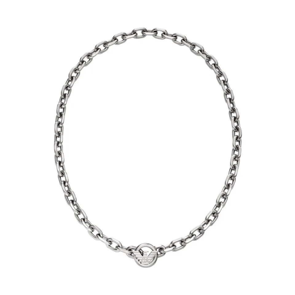 Emporio Armani anello uomo acciaio casual