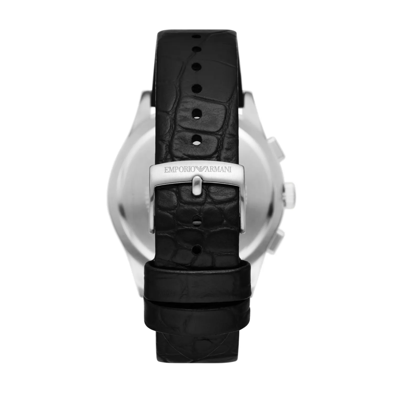 Emporio Armani Cronografo Uomo Acciaio Quadrante Nero