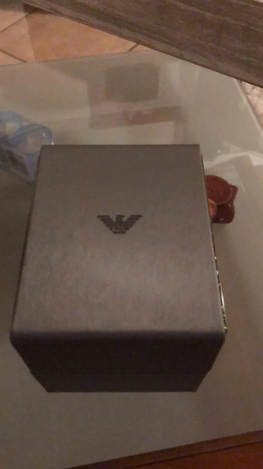 Emporio Armani Orologio Uomo Bianco Sporco Argento