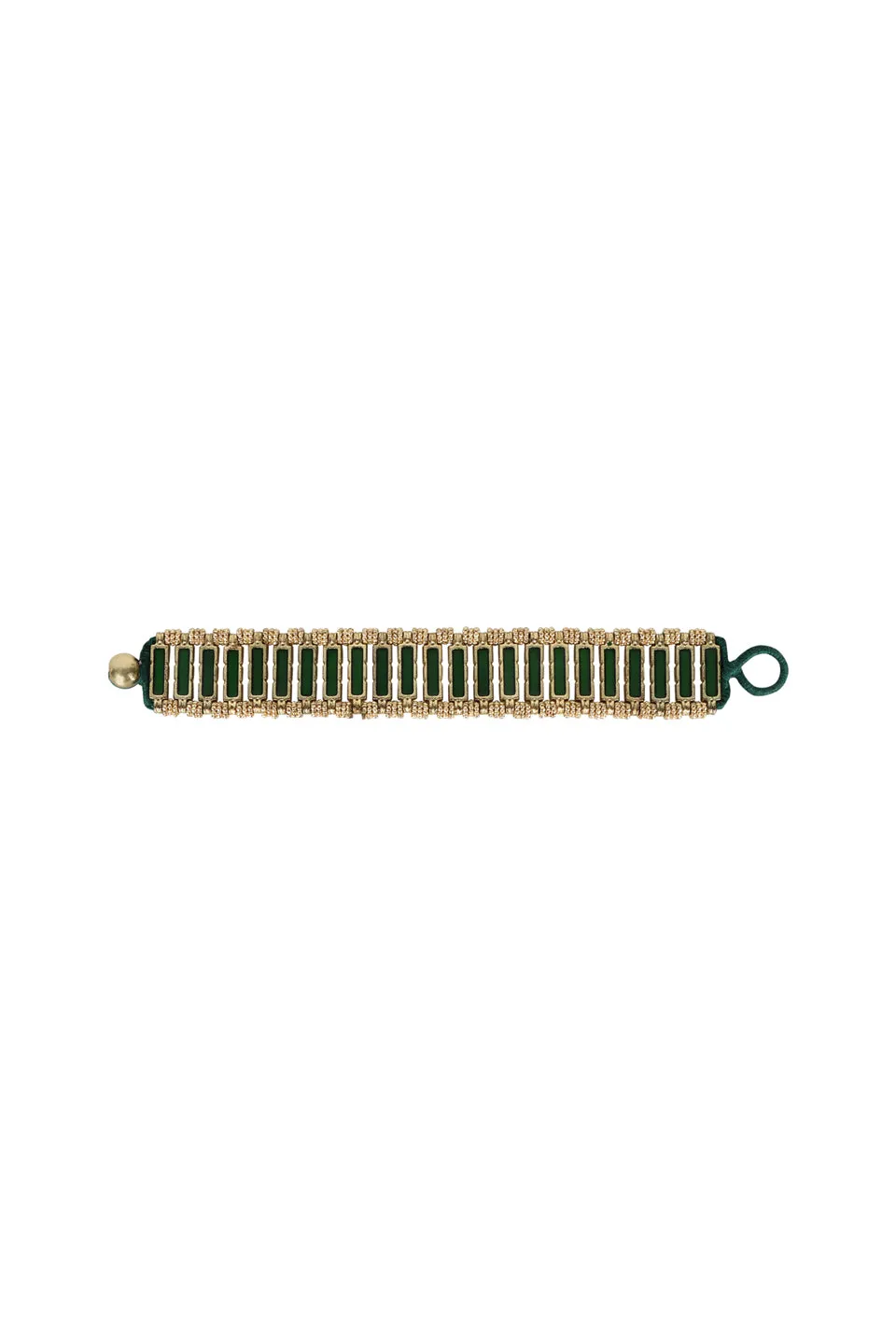 House of Tuhina Lalita bracciale bordeaux pietra naturale