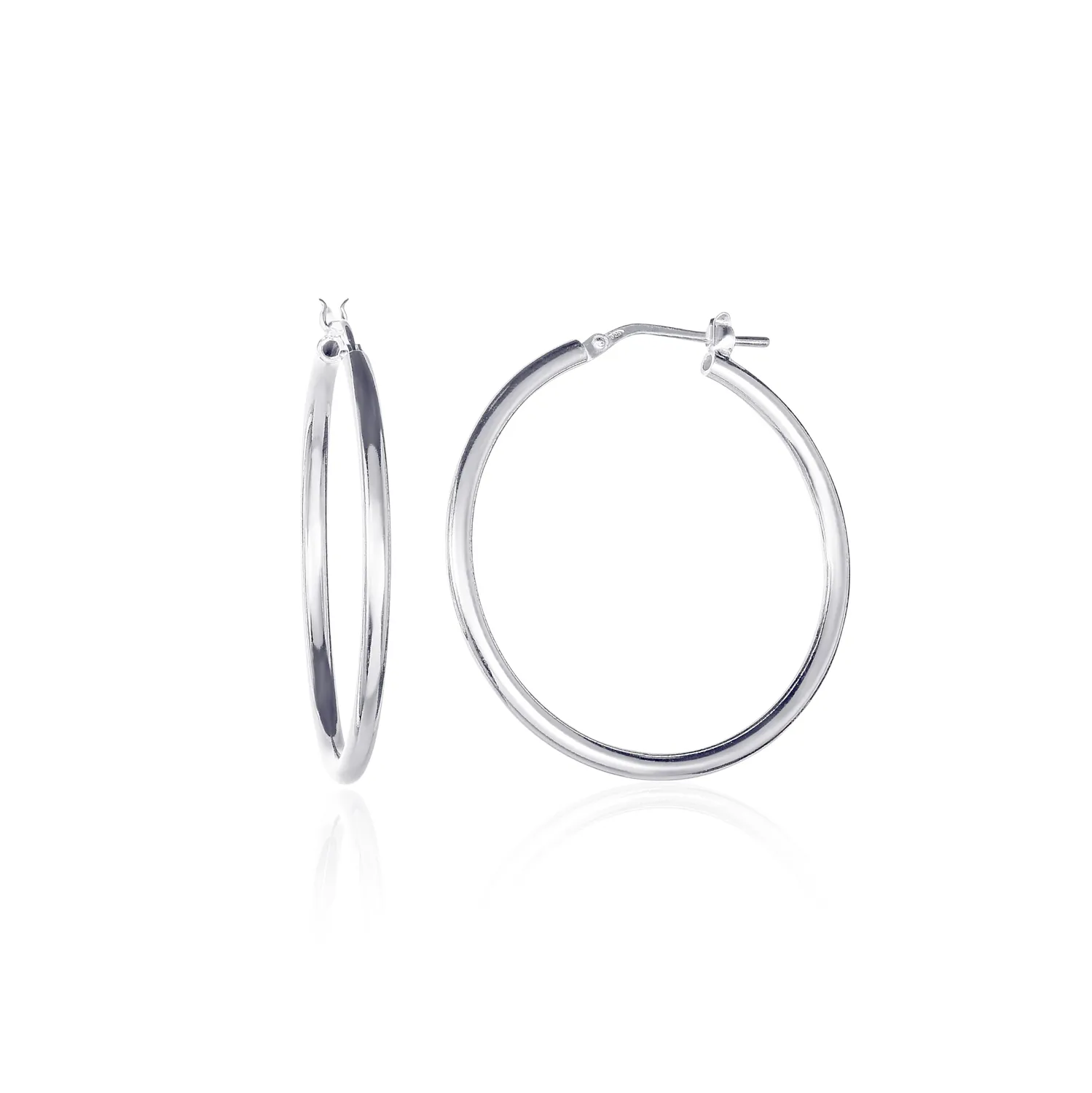 Diamond Treats Orecchini Cerchio Argento 925 20 mm