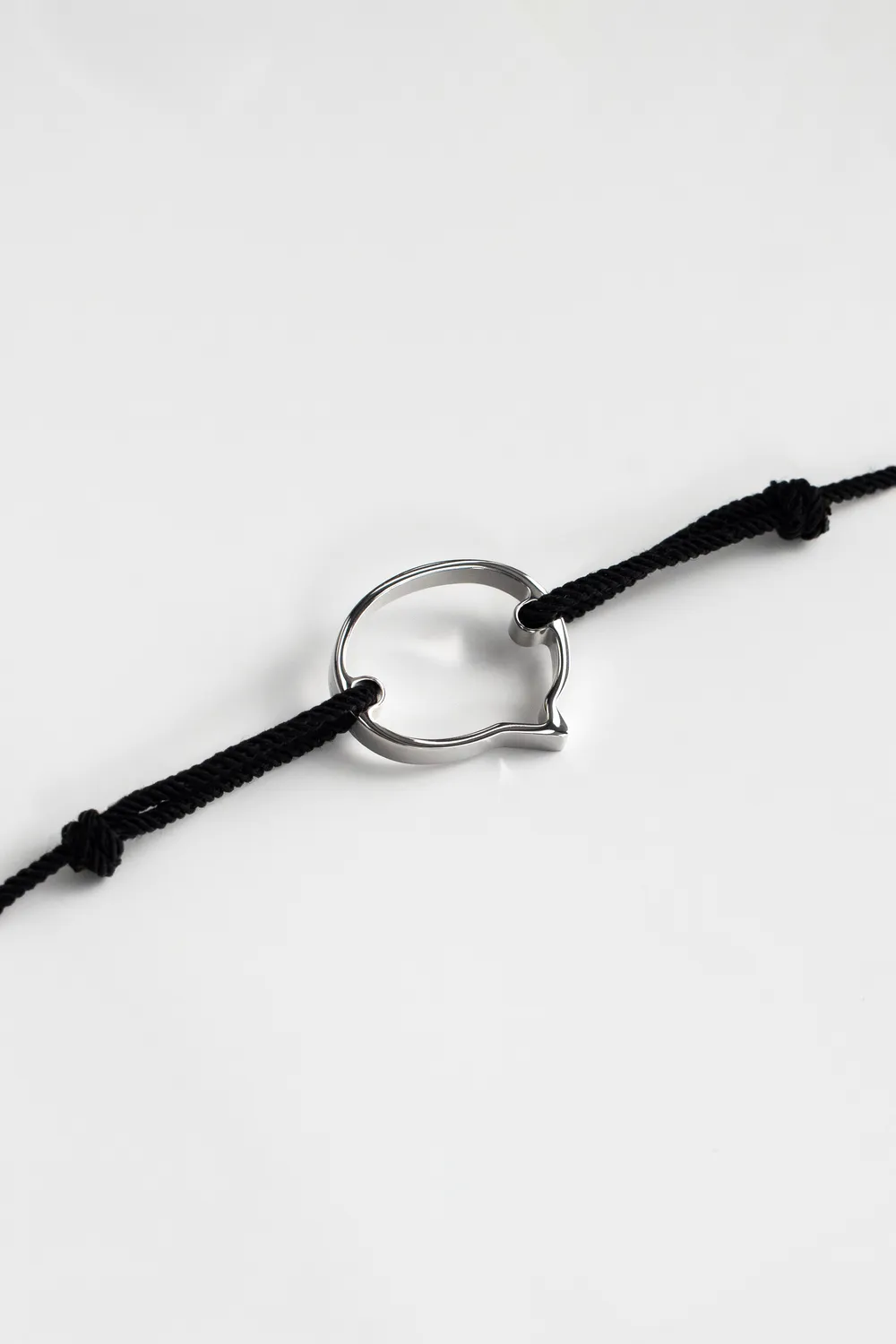 Saika Hibiki Steel bracciale nero in acciaio