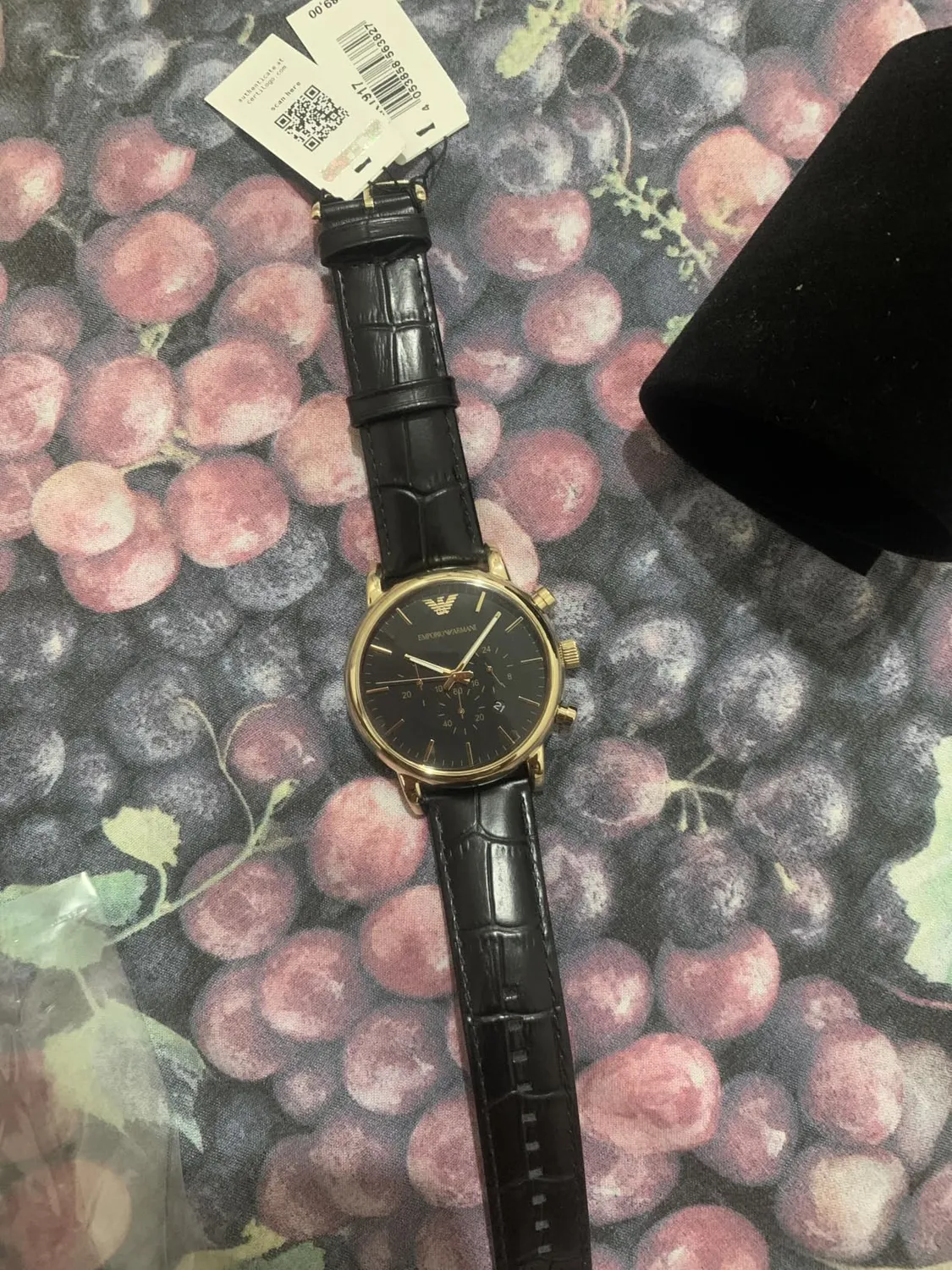 Emporio Armani Orologio Uomo Bianco Sporco Argento