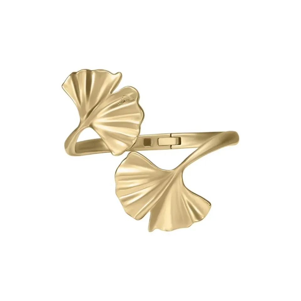 Emporio Armani Open Bangle Bracciale Ottone Oro Zafferano