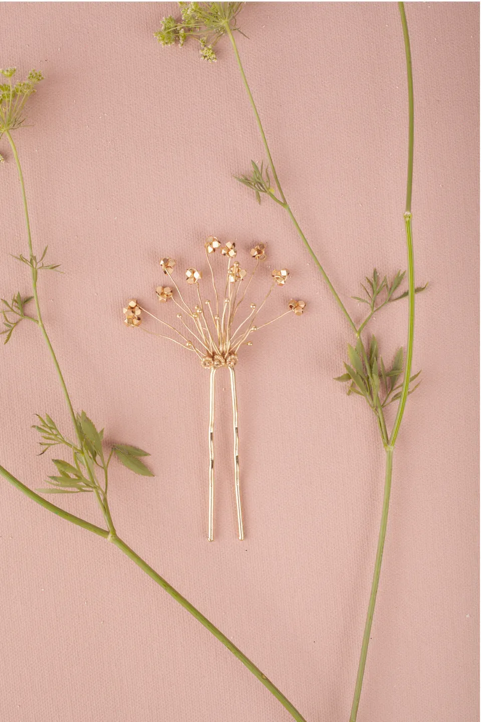 House of Tuhina Jigyasa fermaglio capelli oro heritage