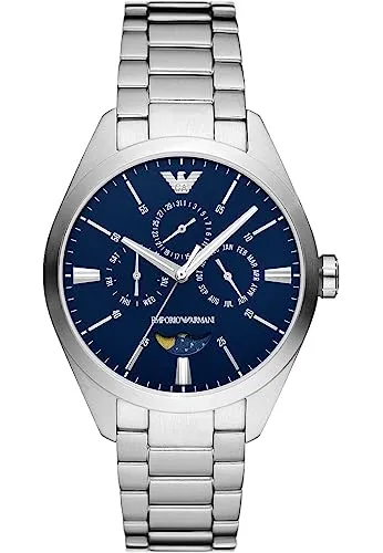 Emporio Armani AR11553 Orologio Uomo 43mm Acciaio Blu Luna