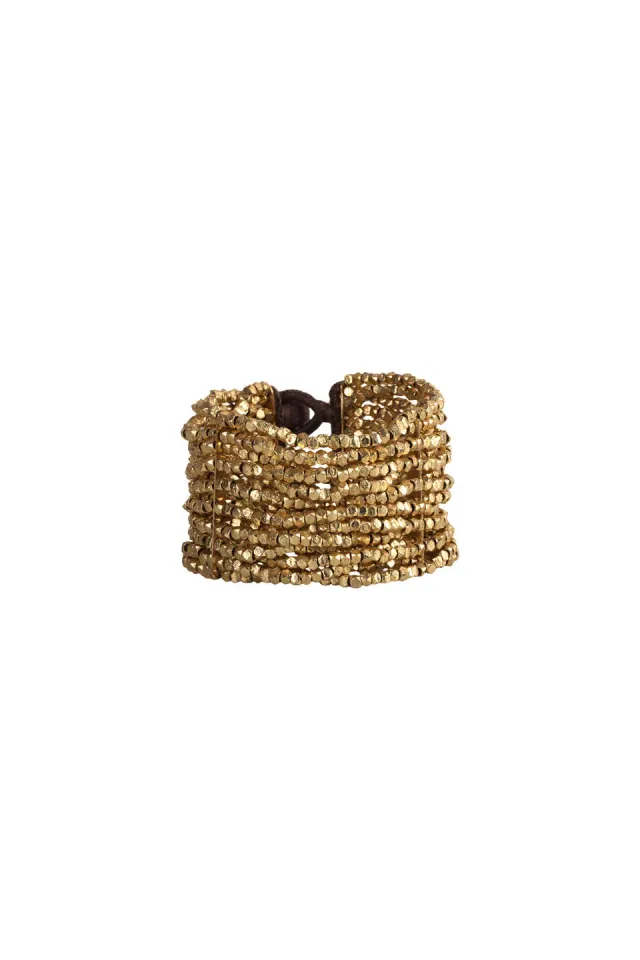 House of Tuhina Chandrika Bracciale Moon Gold Trajva