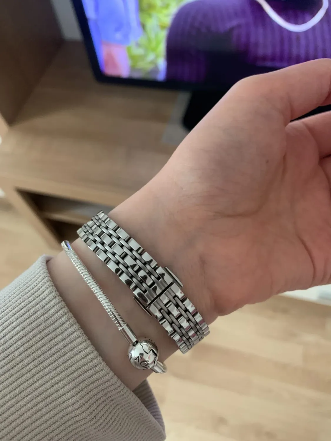 Emporio Armani AR1803 Orologio Donna Acciaio Grigio Argento