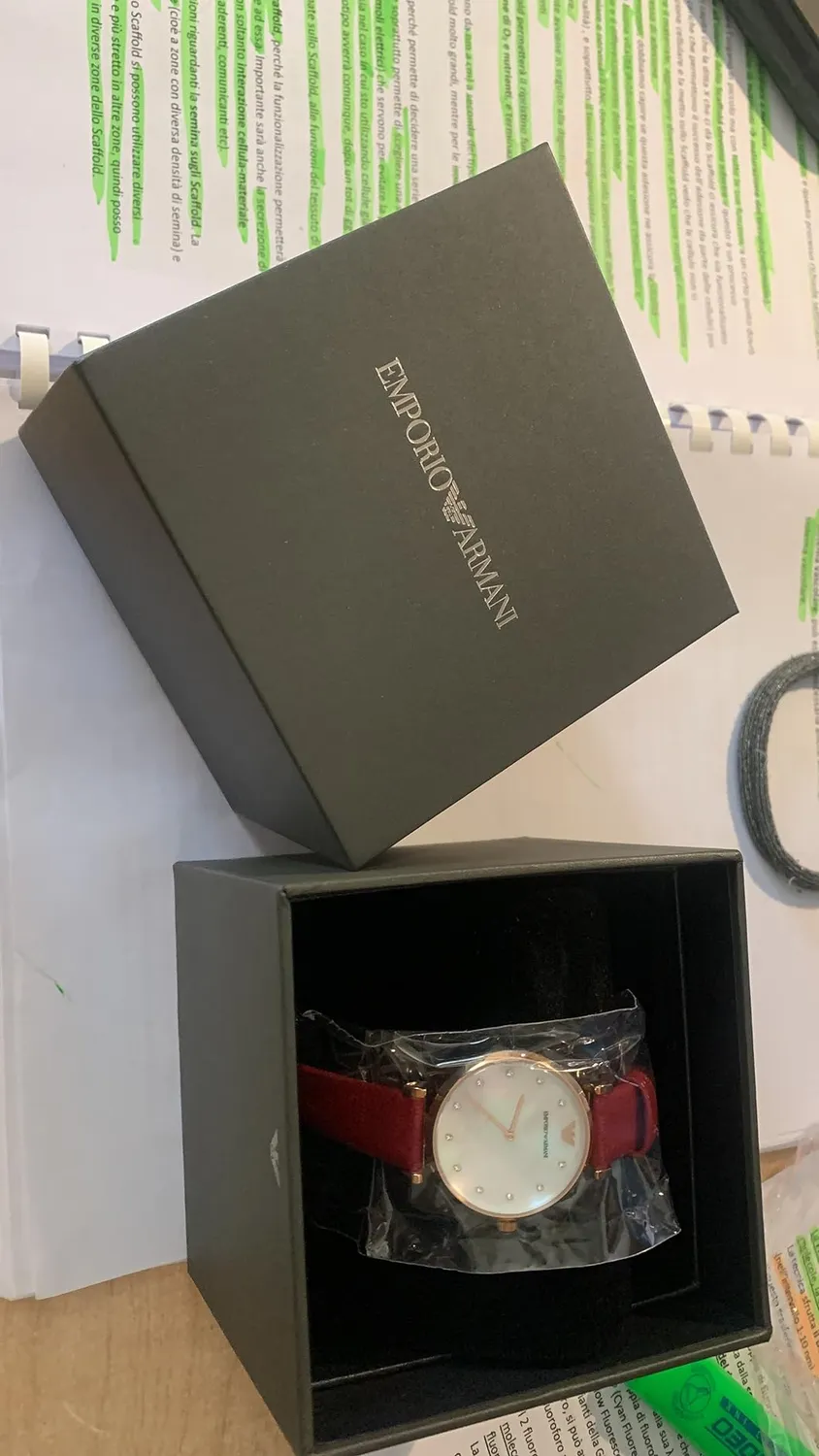 Emporio Armani Orologio Donna Abbronzatura e Oro