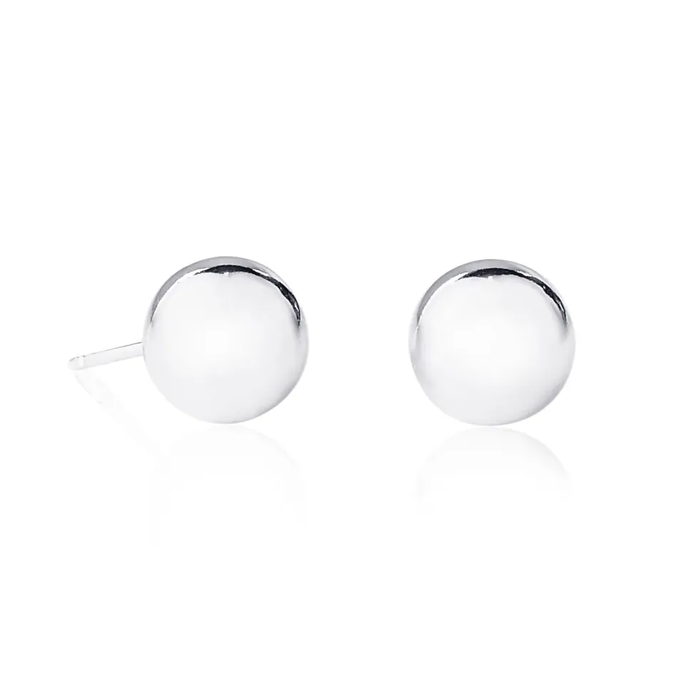 Diamond Treats Orecchini Sfera Argento 925 10mm Donna