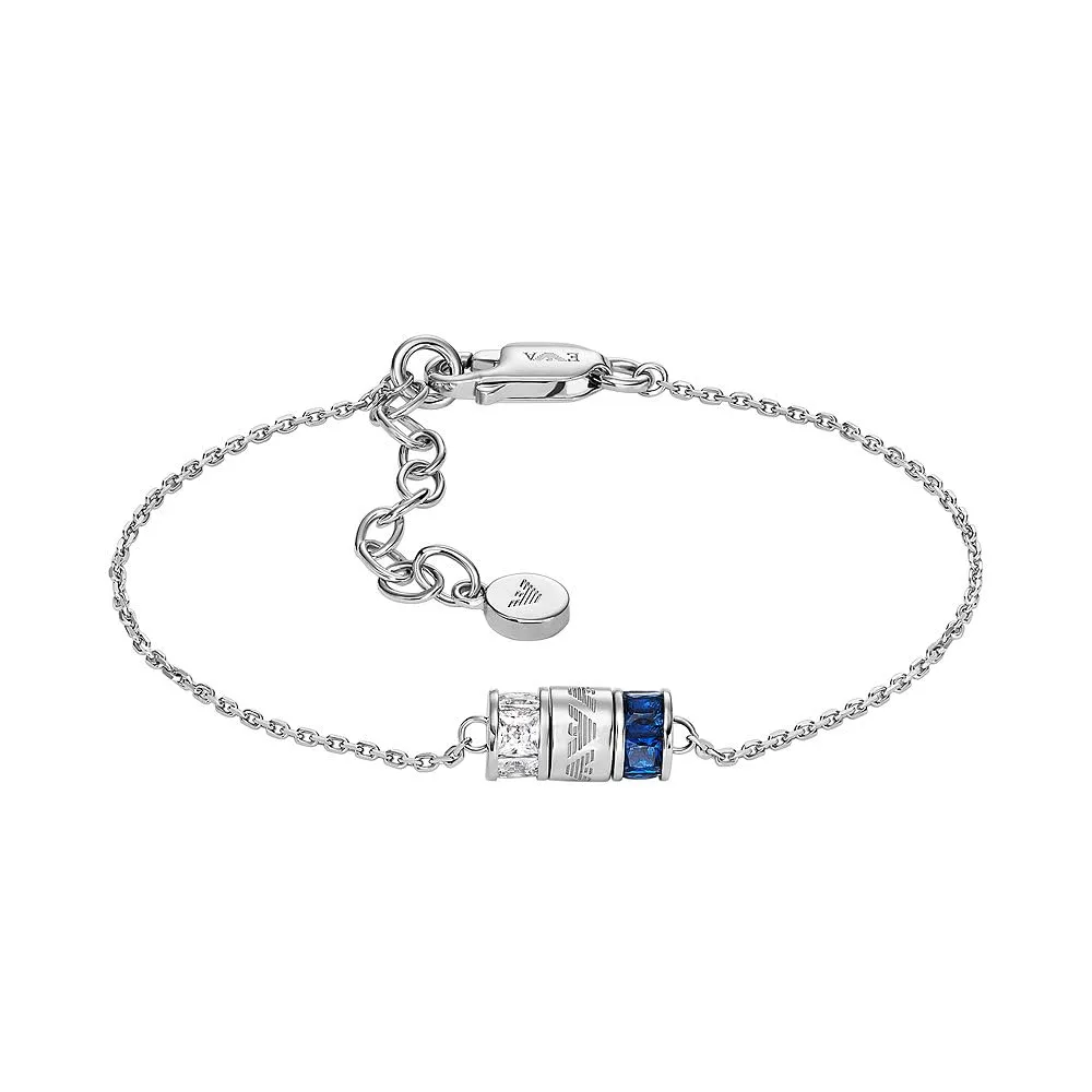 Emporio Armani 32024623 Set Collana Bracciale Donna Argento Vetro