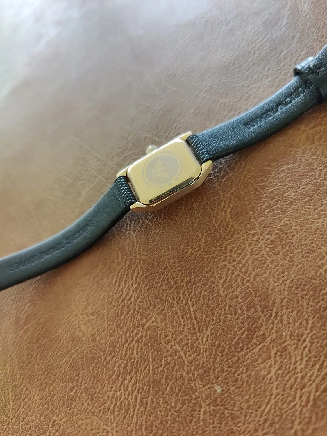 Emporio Armani Orologio Donna 22mm Nero Oro Rosa Quarzo