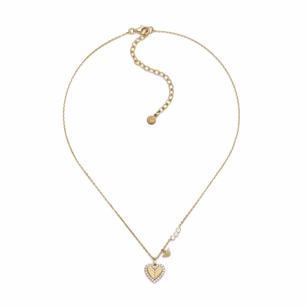 Emporio Armani collana oro giunchiglia argento