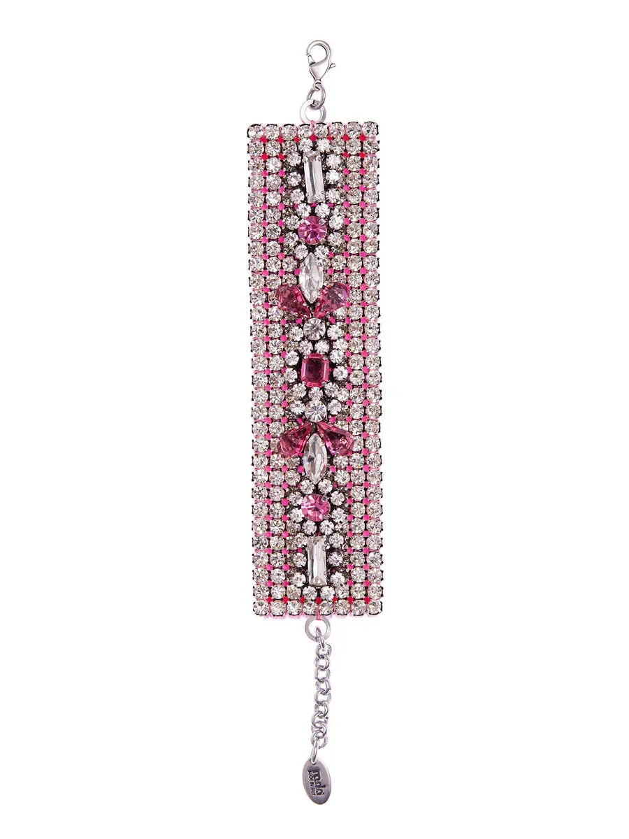 Rada Bracciale Strass bracciale nero cristallo