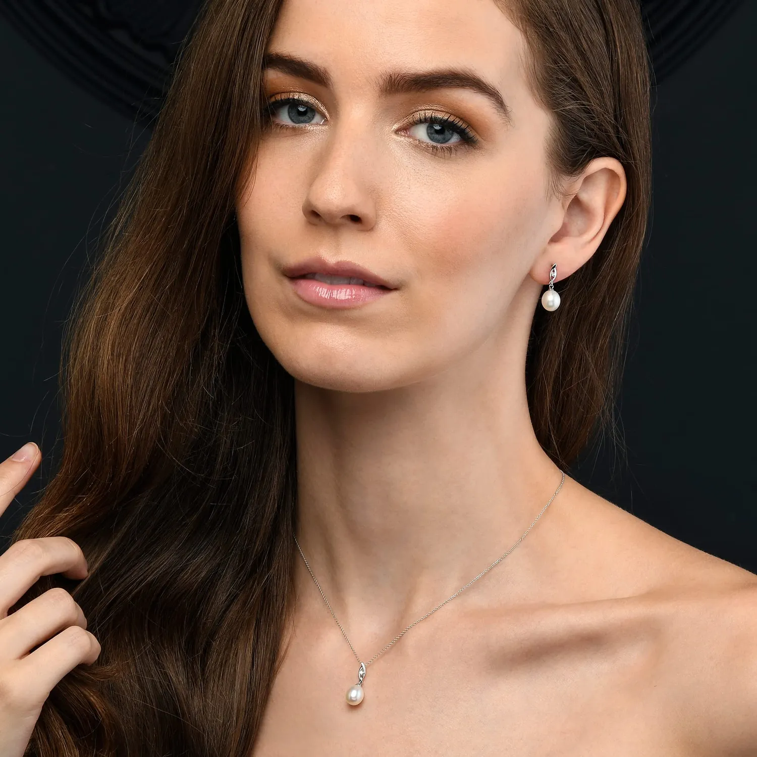 Diamond Treats Orecchini Perle Acqua Dolce Design 3