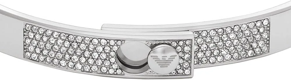Emporio Armani Set Donna Orologio Acciaio Argento Bracciale