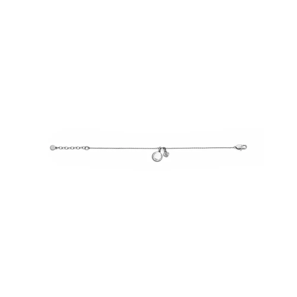 Emporio Armani EGS3276040 Bracciale Donna Acciaio Argentato Coin