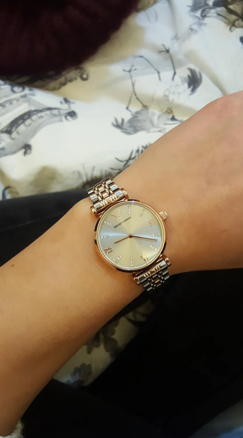 Emporio Armani AR1840 Orologio Donna Oro Rosa 31 mm Acciaio
