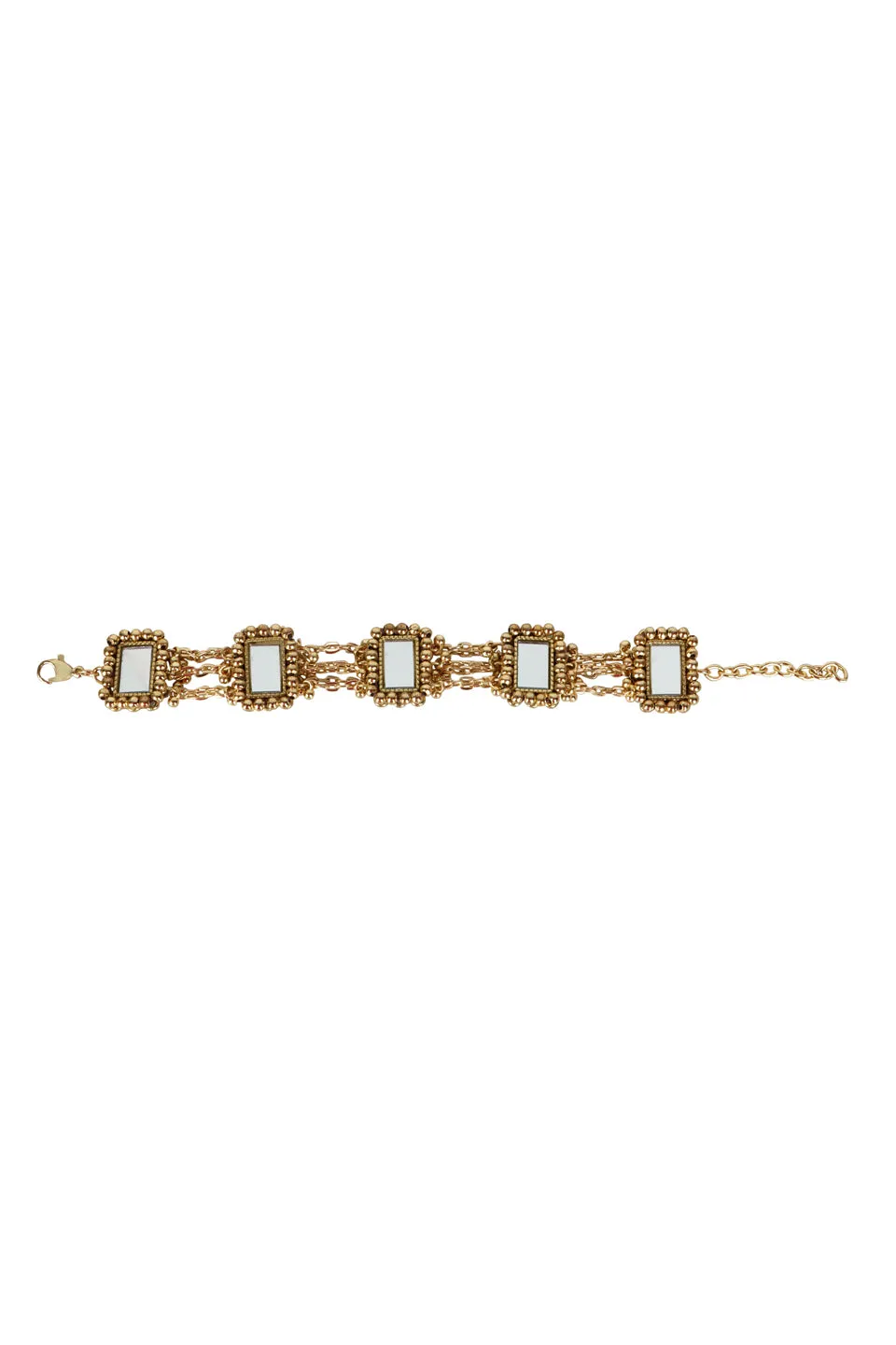 House of Tuhina Trajva Talmi bracciale intrecciato mano
