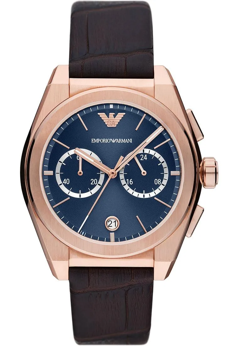 Emporio Armani orologio uomo carbone e nero
