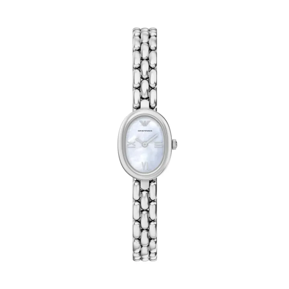 Emporio Armani orologio donna 24 mm acciaio tono argento