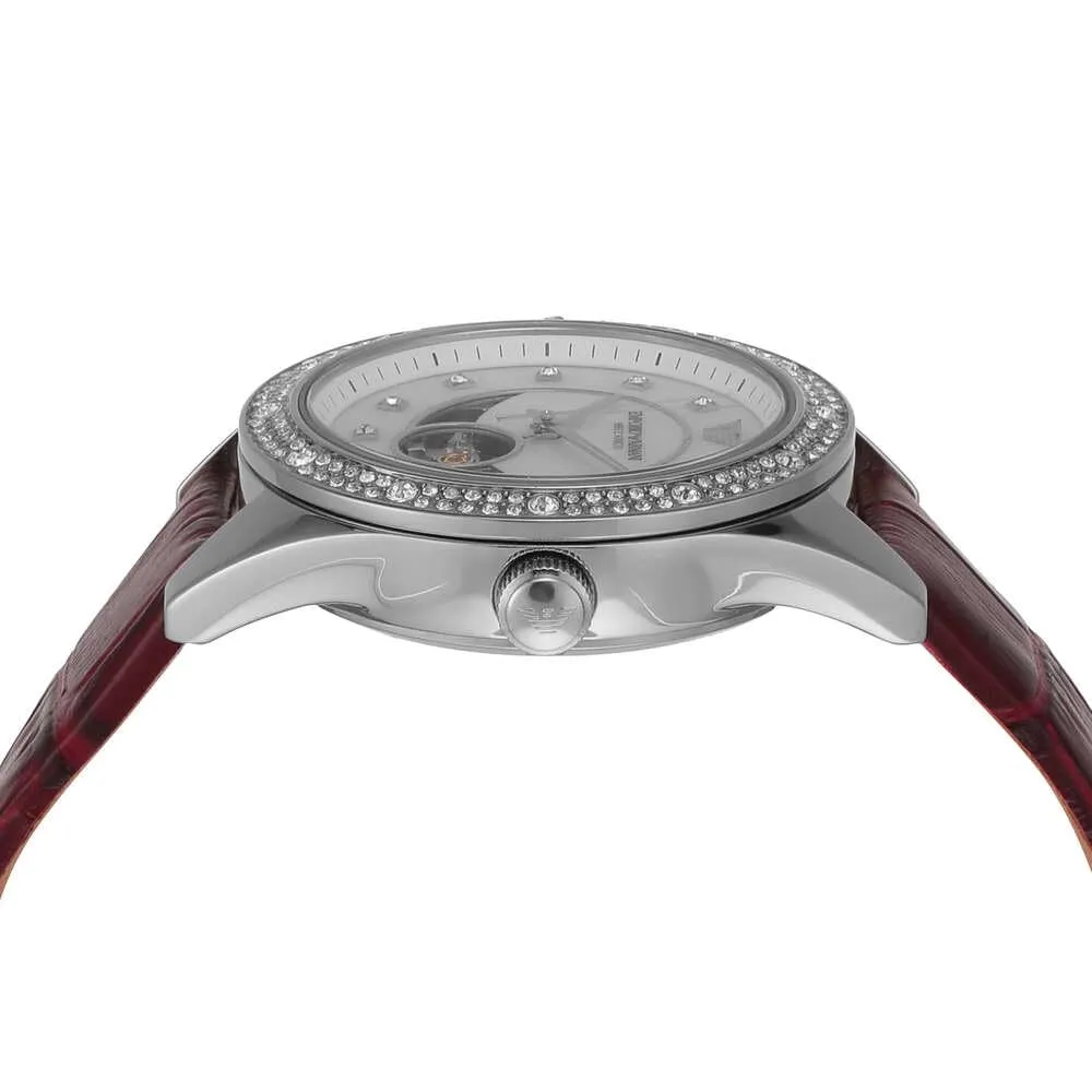 Emporio Armani AR60075 Orologio Donna Pelle Rossa 36mm