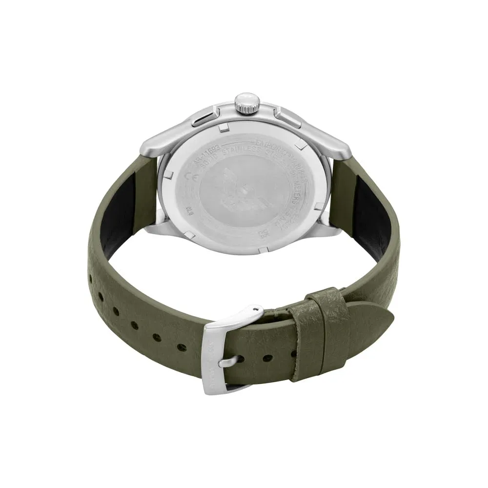 Emporio Armani cronografo uomo 42mm acciaio pelle