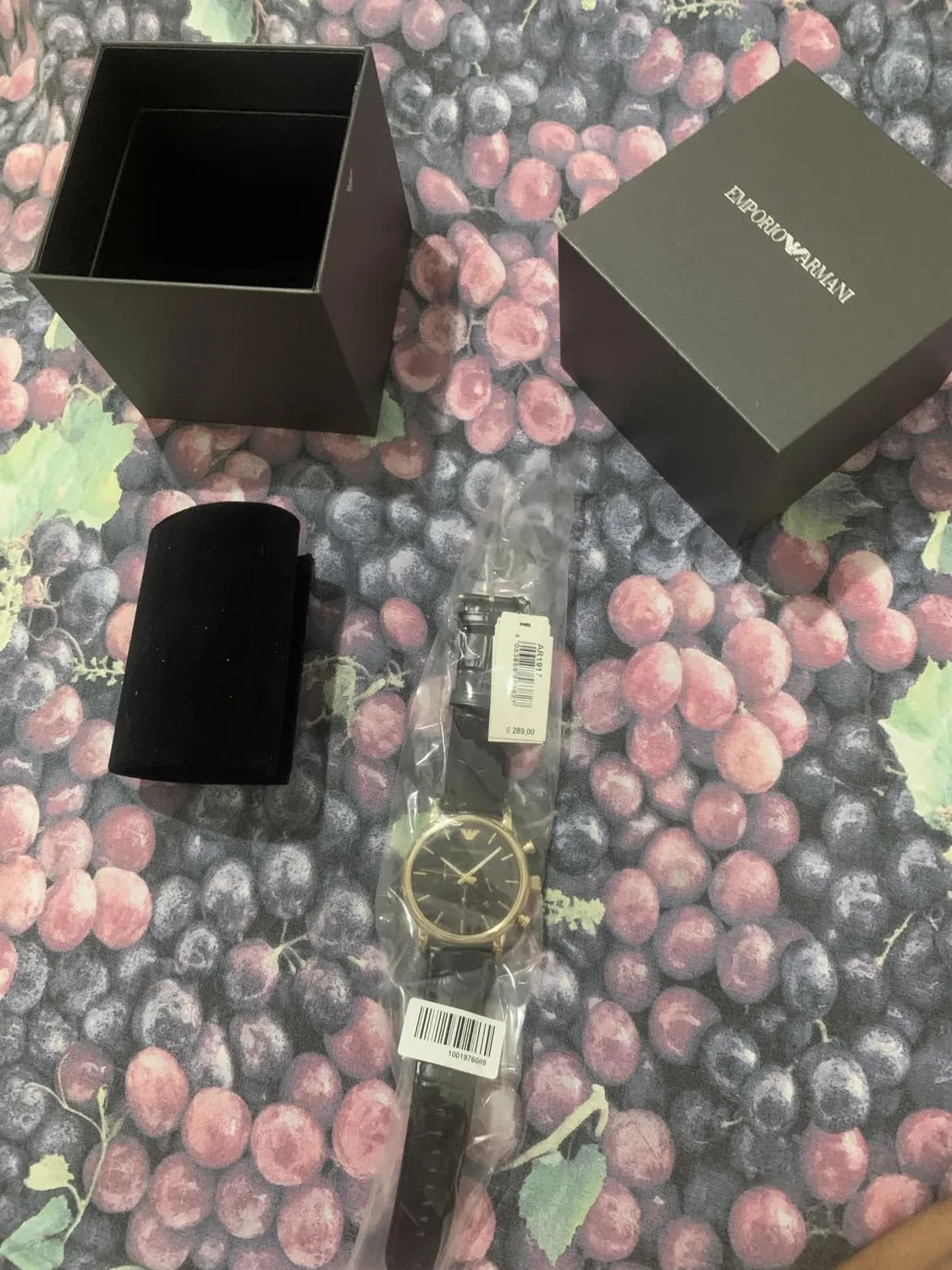 Emporio Armani Orologio Uomo Bianco Sporco Argento