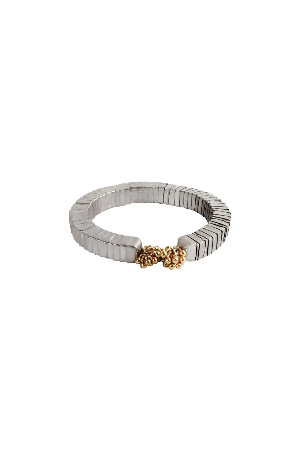 House of Tuhina Ananta Square Bangle bracciale oro