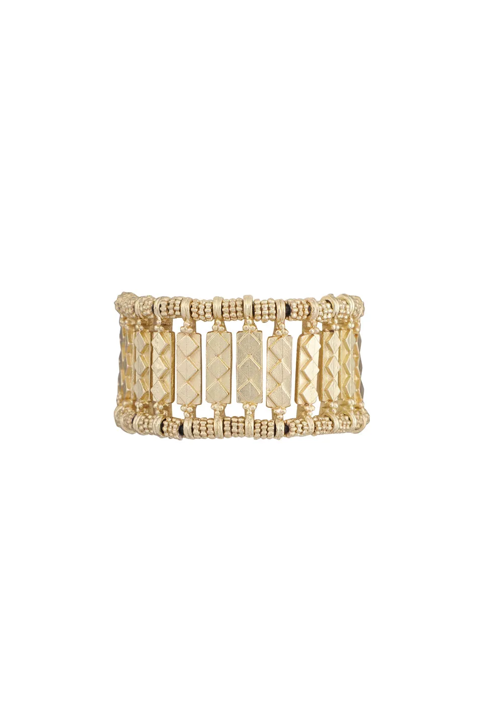 House of Tuhina Chocolate bracciale marrone intrecciato