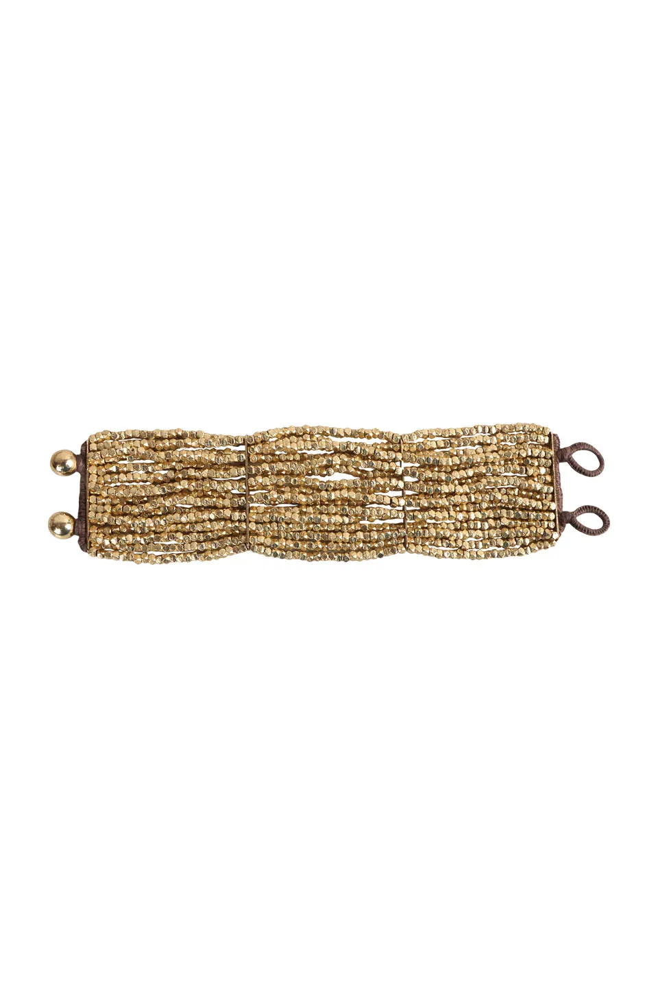 House of Tuhina Chandrika Bracciale Moon Gold Trajva