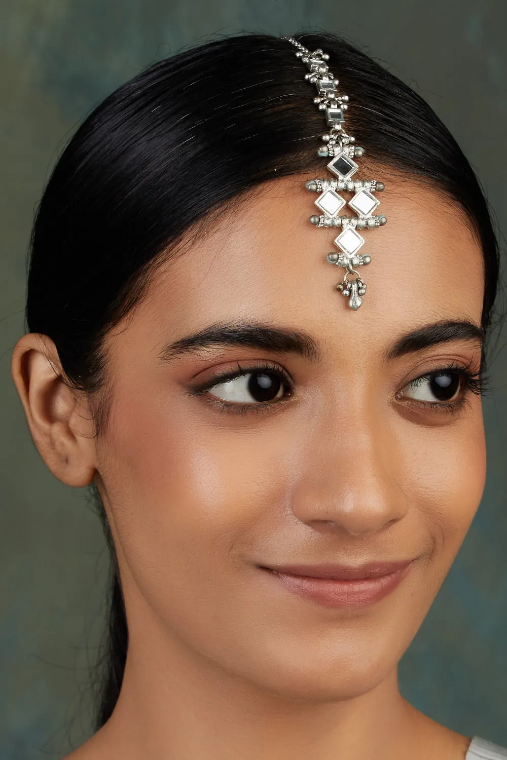 House of Tuhina Mirror Mumtaz tika oro fatto a mano