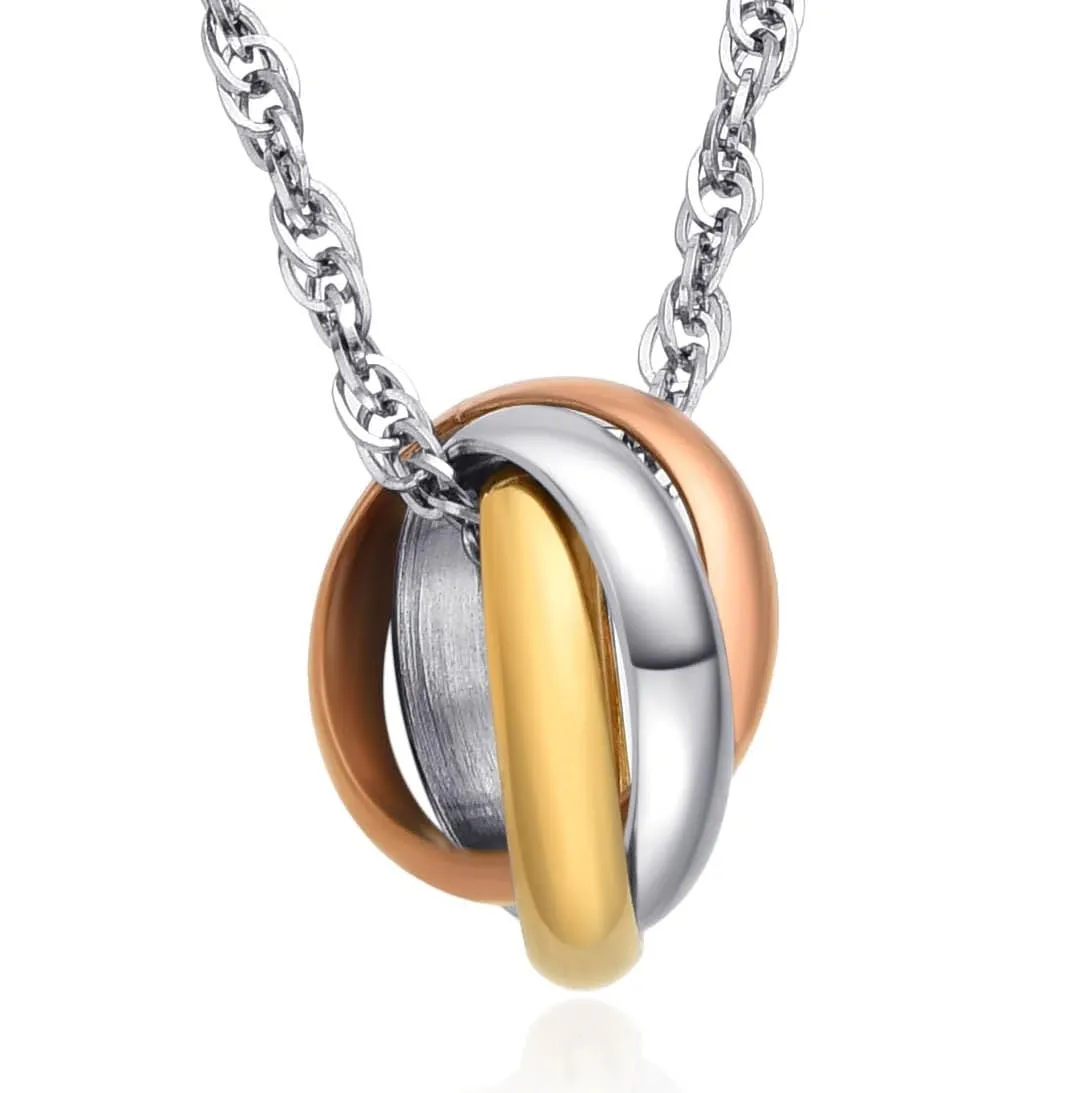 Dada Gioielli collana Trilogy donna anelli 12mm colorati