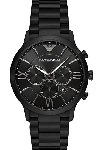 Emporio Armani AR11349 orologio uomo nero 43 mm acciaio