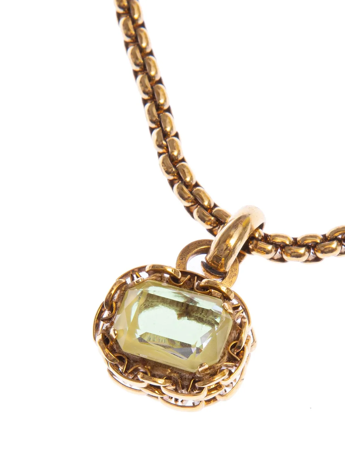Rada Collana con Pietra Pendente Giallo Collana