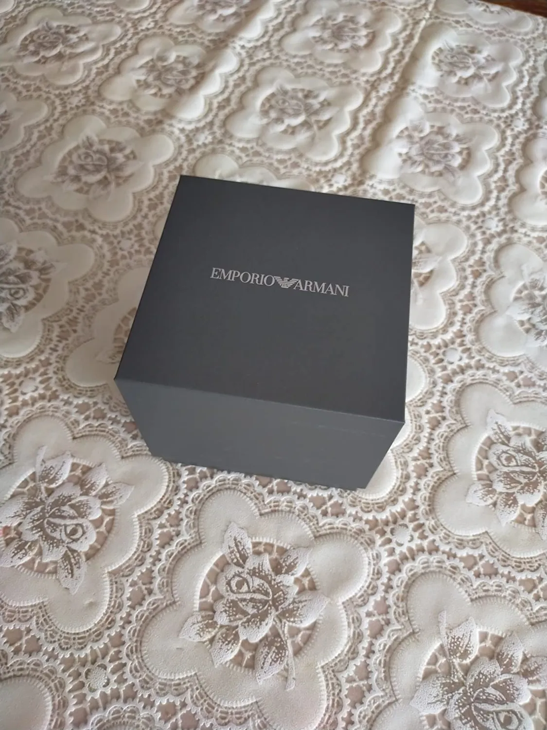 Emporio Armani Cronografo Uomo Acciaio Quadrante Nero
