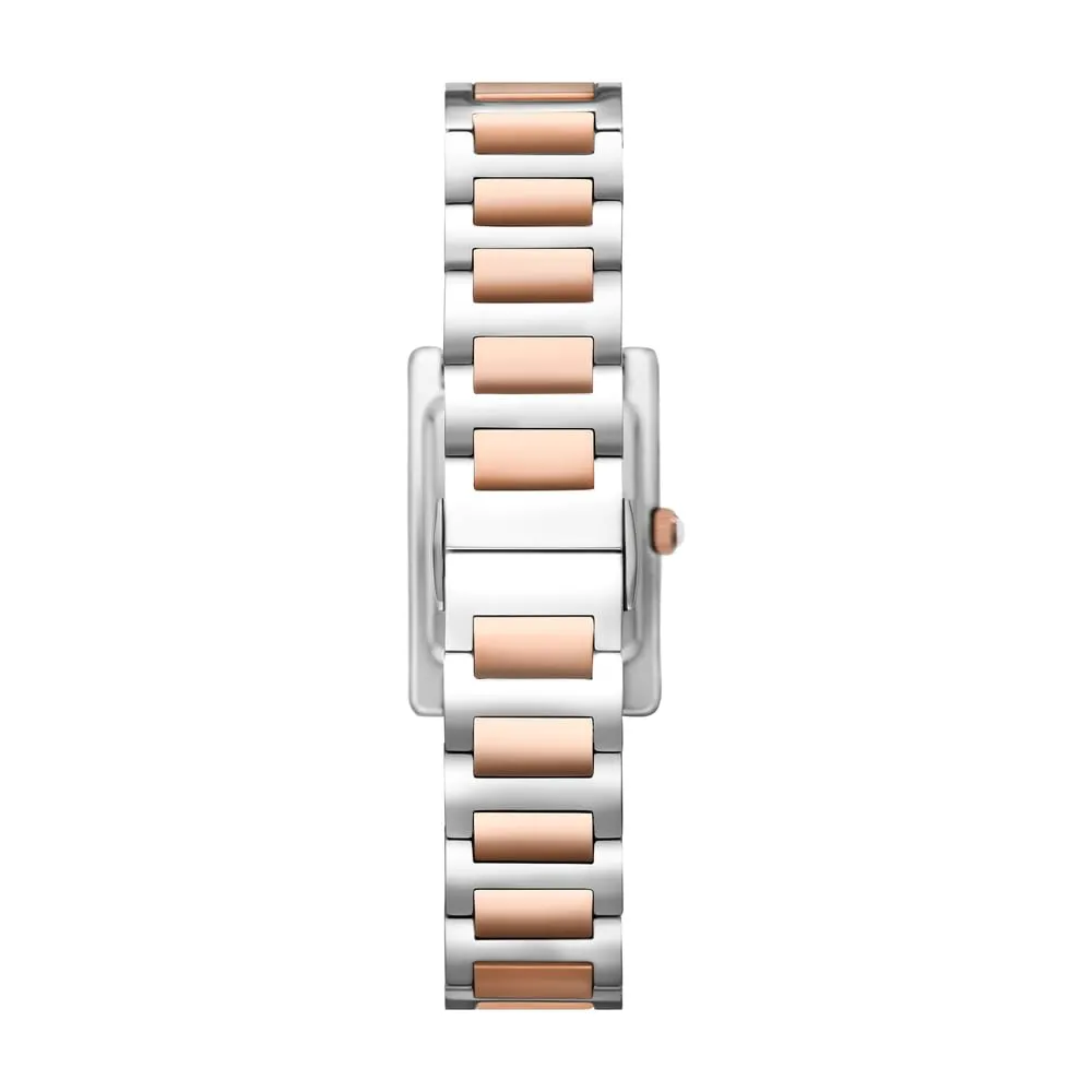 Emporio Armani orologio donna argento oro rosa quarzo