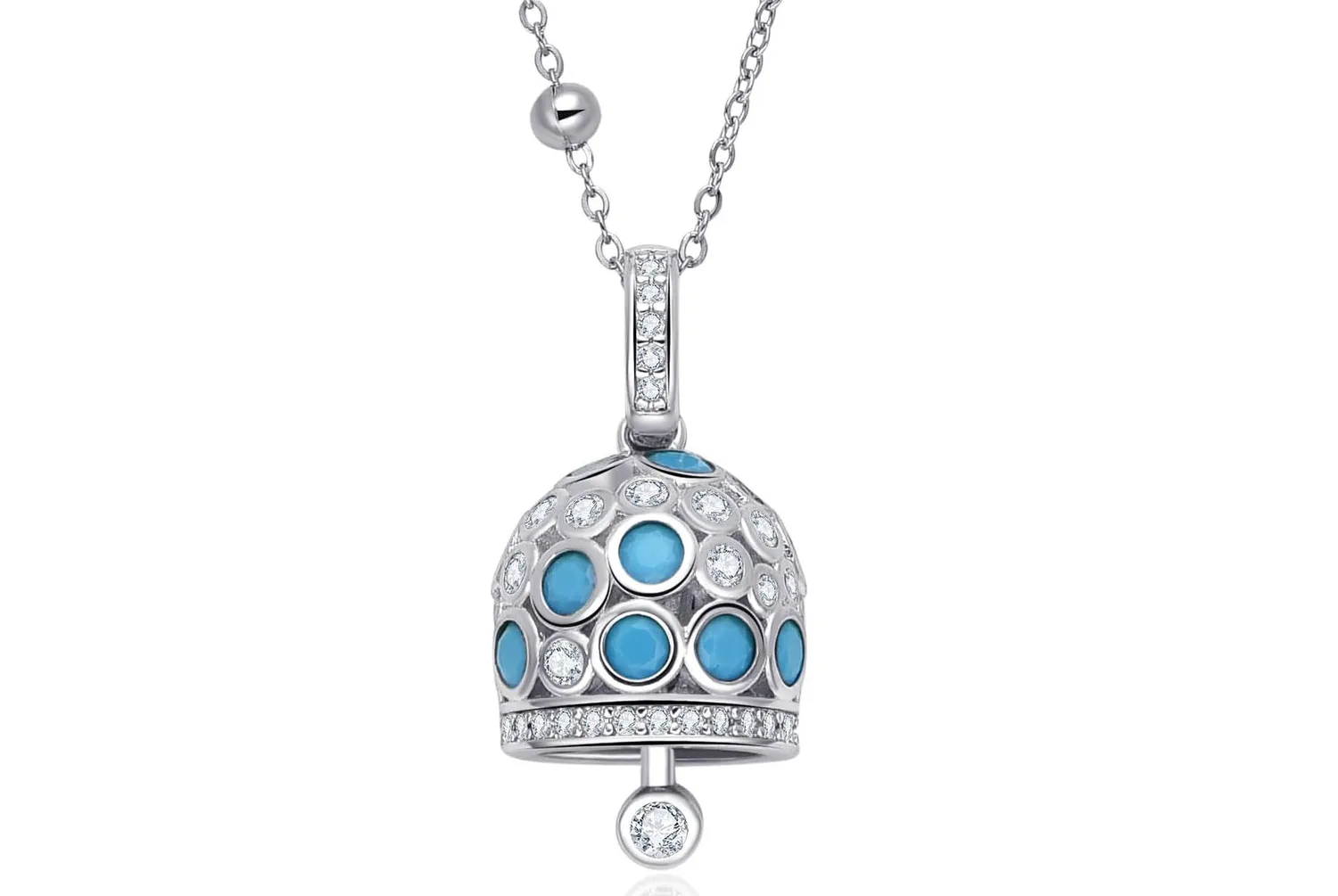 Dada Gioielli Capri Campanella Collana Argento Multicolor