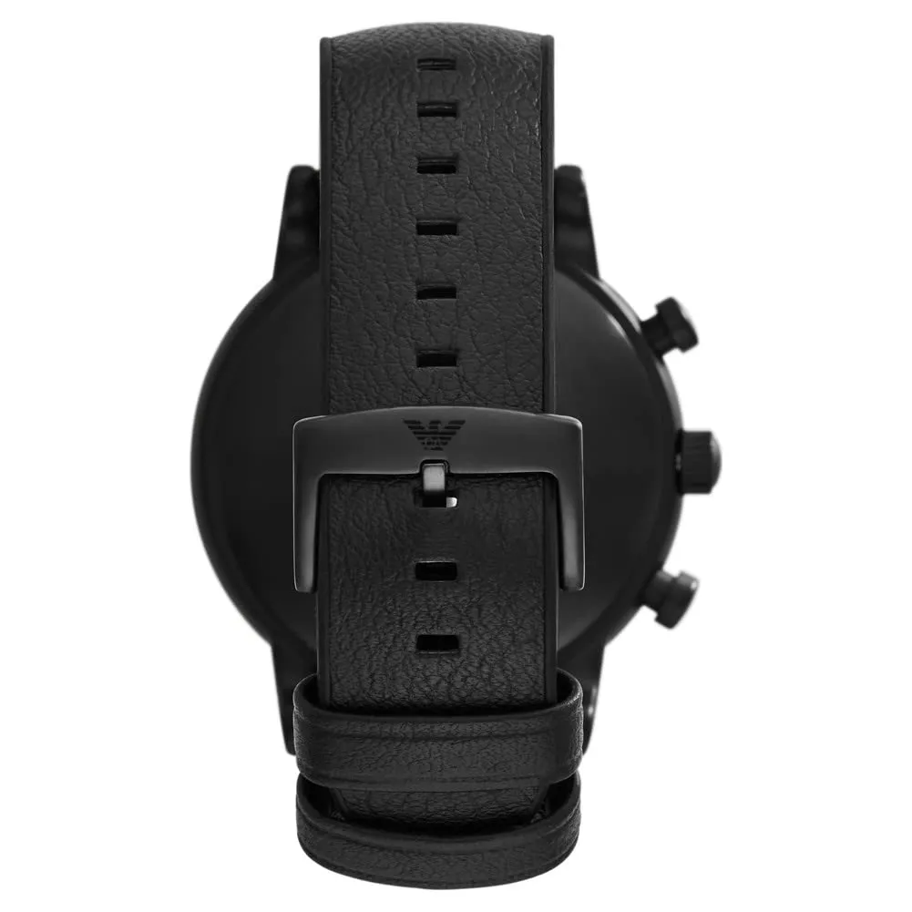Emporio Armani Orologio Uomo Nero e Blu Cronografo 46 mm