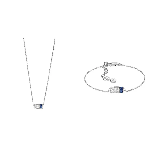 Emporio Armani 32024623 Set Collana Bracciale Donna Argento Vetro