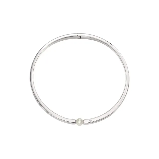 Emporio Armani EGS3255040 Collana Acciaio Argento rigida