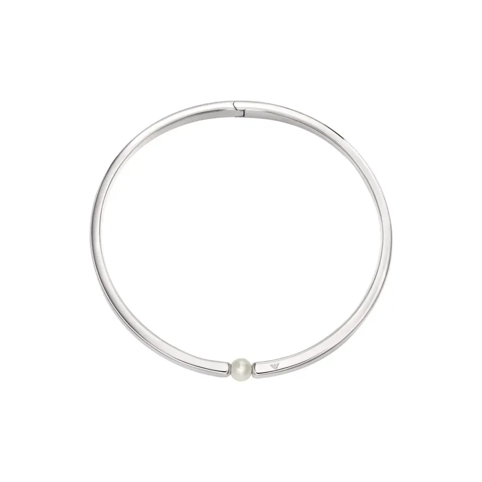 Emporio Armani EGS3255040 Collana Acciaio Argento rigida