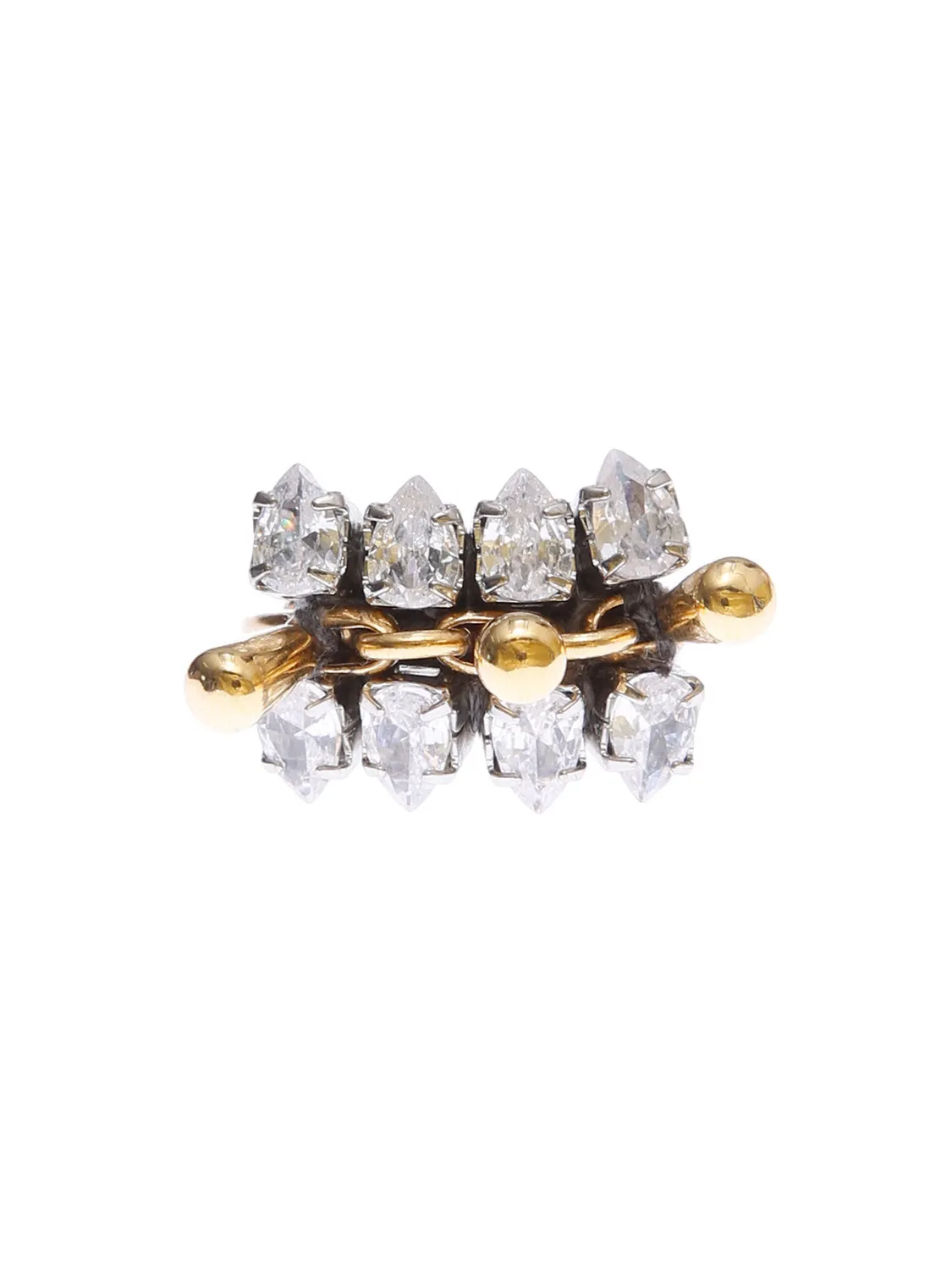 Rada Anello Borchie anello oro antico catena punk
