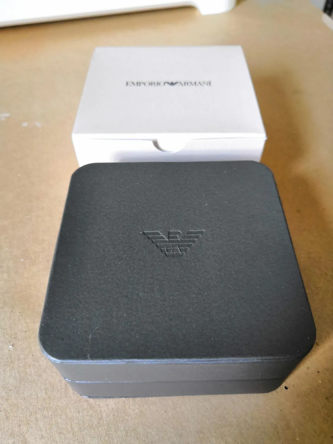 Emporio Armani bracciale uomo argento acciaio