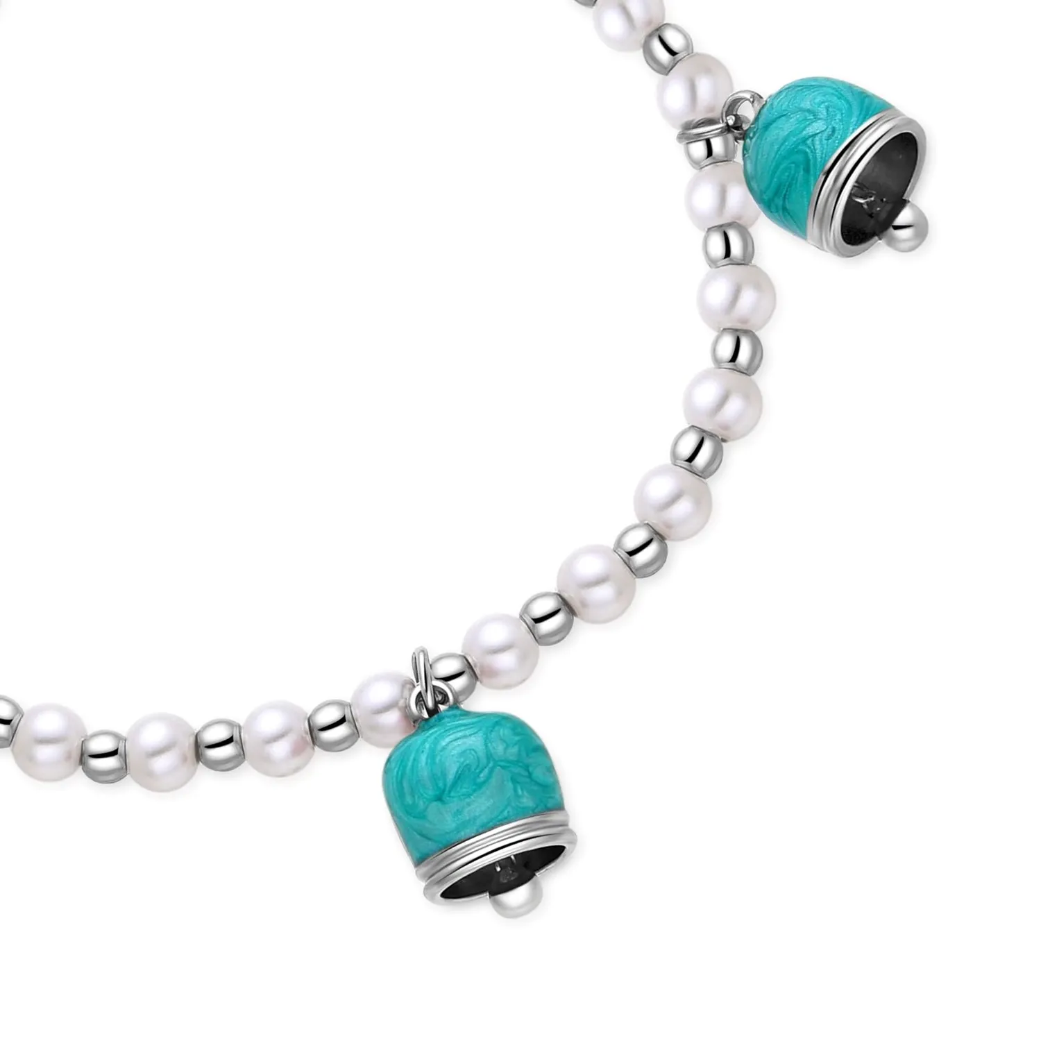 Dada Gioielli Bracciale Perle Maiorca Campanelle Turchese