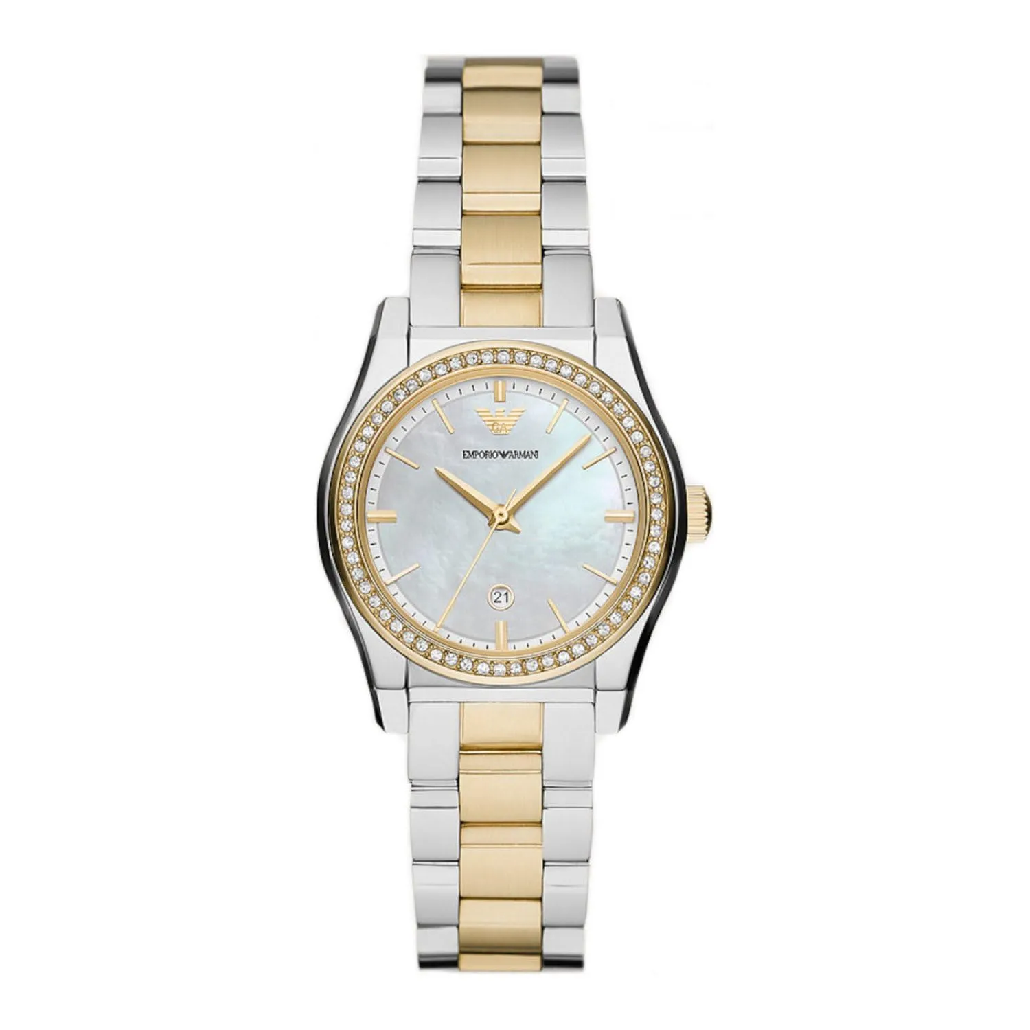 Emporio Armani Orologio Donna 32 mm Argento Perla