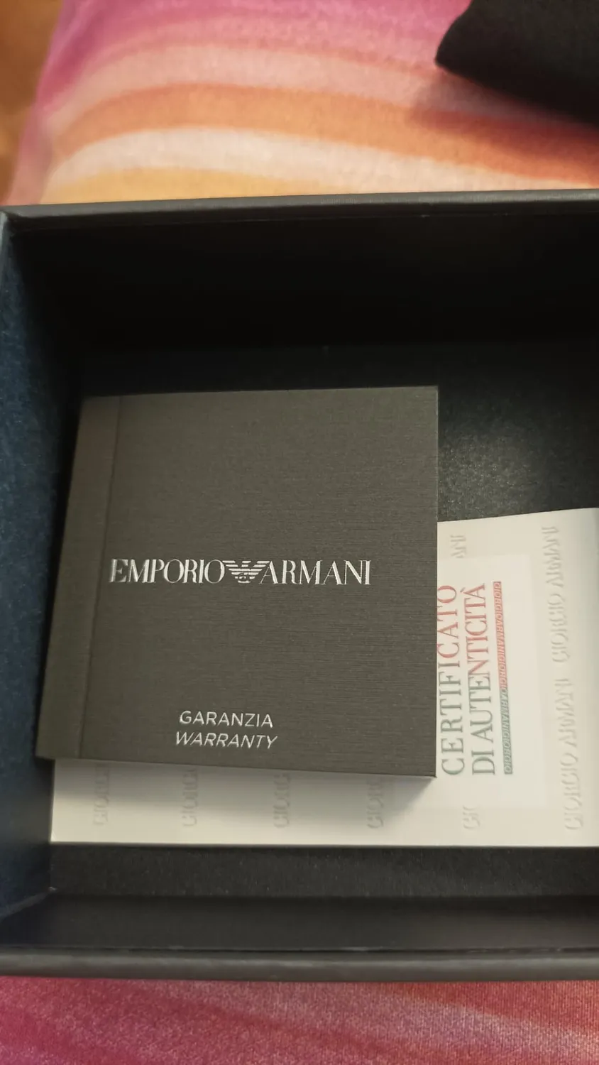 Emporio Armani EGS3047710 bracciale manchette oro cristalli