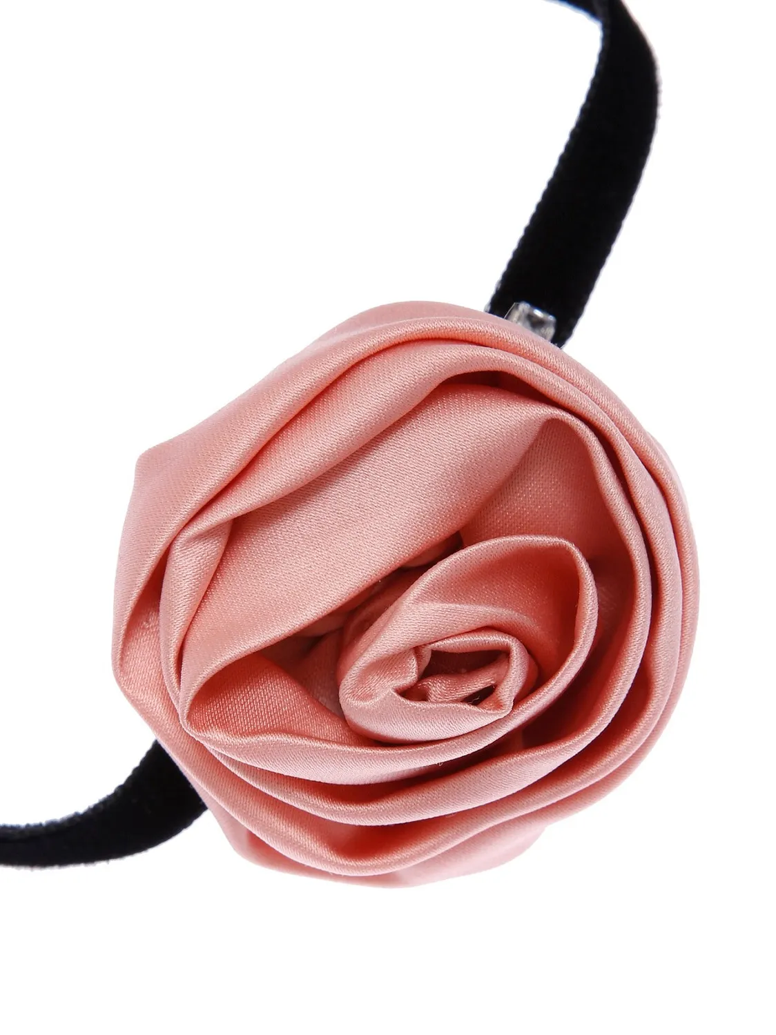 Rada Choker Rosa Satin collana girocollo rosa velluto