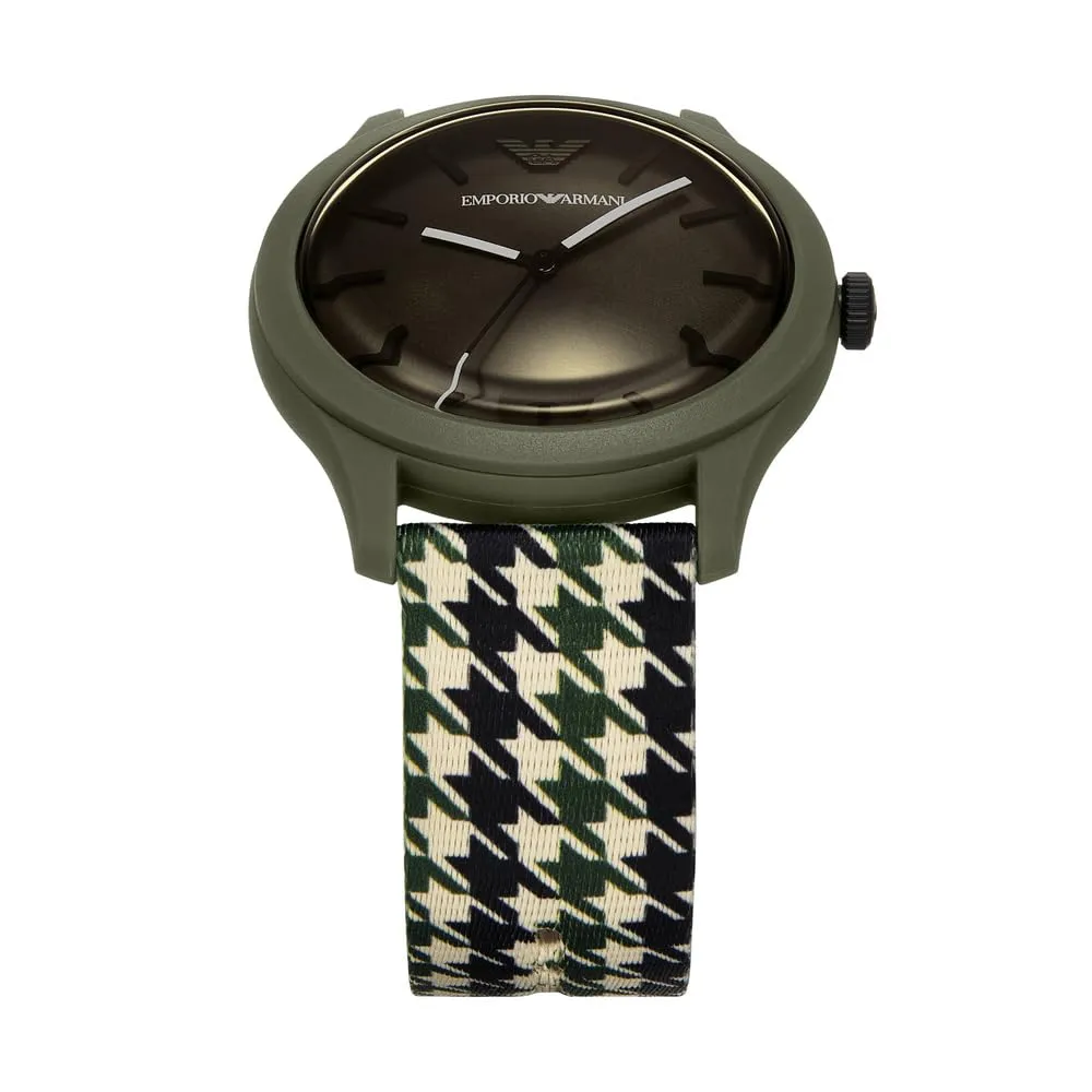 Emporio Armani AR11694 orologio uomo 45 mm plastica mare verde